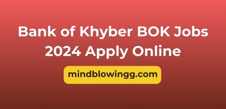 Bank of Khyber BOK Jobs 2024 Apply Online