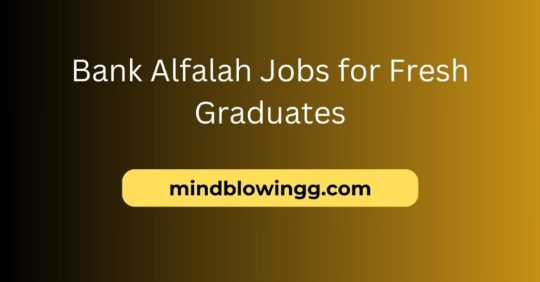 Bank Alfalah Jobs for Fresh Graduates