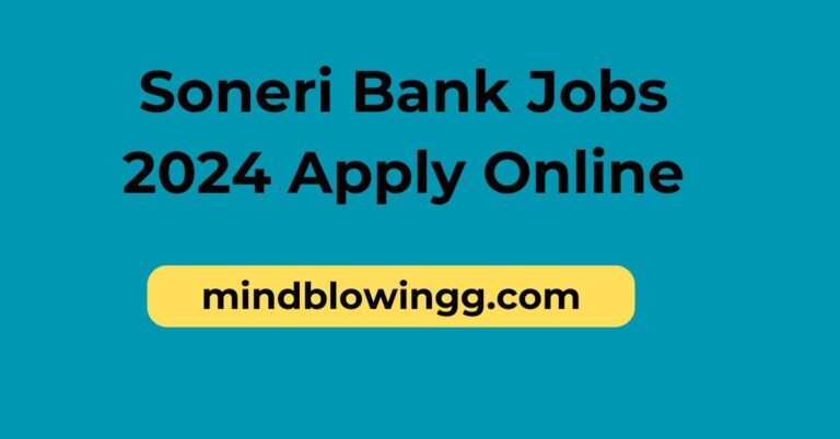 Soneri Bank Jobs 2024 Apply Online